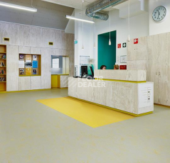 Forbo Marmoleum Solid Concrete 3733-373335 yellow shimmer фото 3 | FLOORDEALER